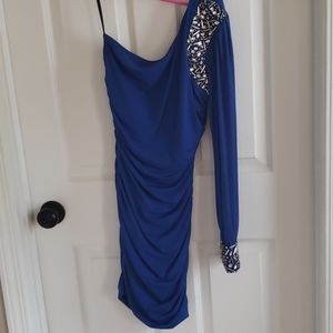 Jodi Kristopher one shoulder dress